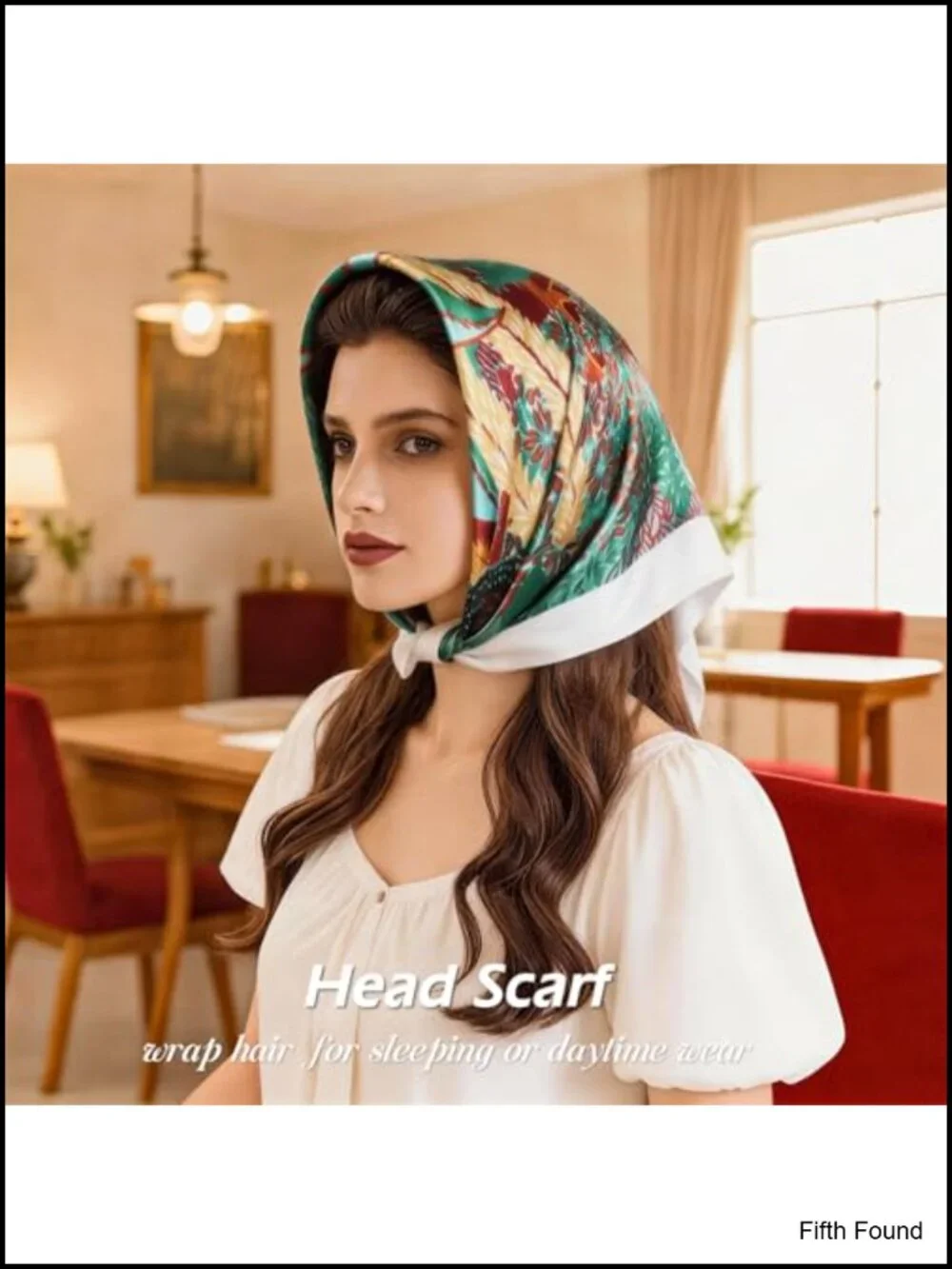 4 Pack Satin Head Scarves for Women - Silk Bandana Neck Scarf Hair Wrap Shawl